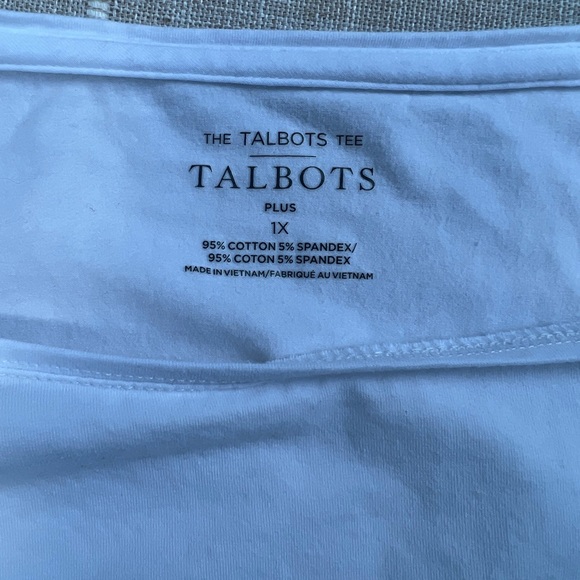 Multi Color stripped Talbots tee - Picture 6 of 6